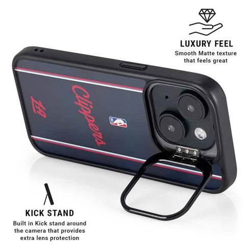 NBA LA Clippers Jersey iPhone 14 Kickstand Case
