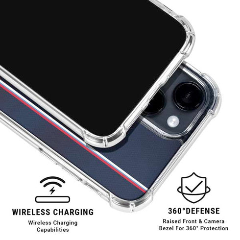 NBA LA Clippers Jersey iPhone 14 Plus Clear Case