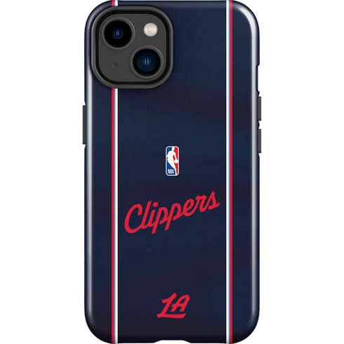NBA LA Clippers Jersey iPhone 14 Plus Impact Case