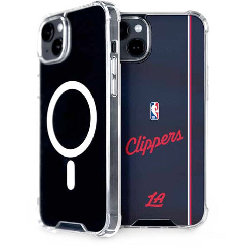 NBA LA Clippers Jersey iPhone 14 Plus MagSafe Case