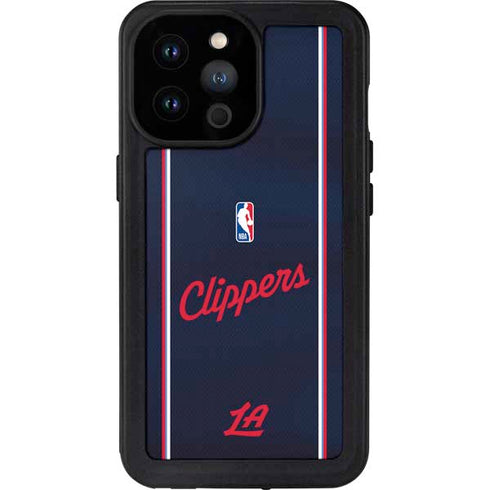 NBA LA Clippers Jersey iPhone 14 Pro Max Waterproof Case