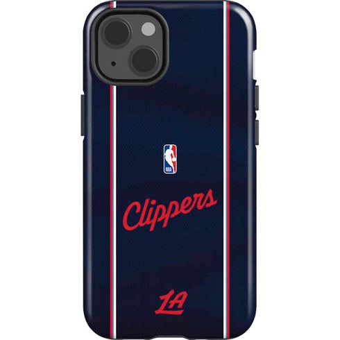 NBA LA Clippers Jersey iPhone 15 Plus Impact Case