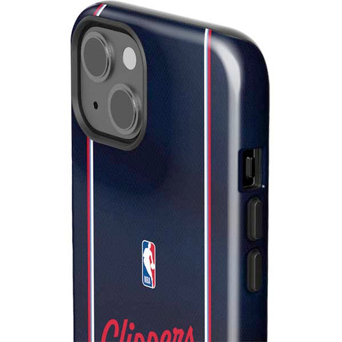 NBA LA Clippers Jersey iPhone 15 Plus Impact Case