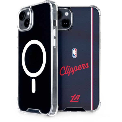 NBA LA Clippers Jersey iPhone 15 Plus MagSafe Case