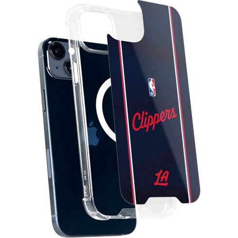 NBA LA Clippers Jersey iPhone 15 Plus MagSafe Case