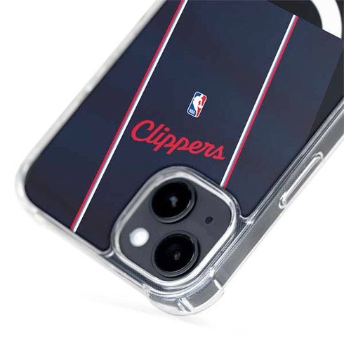 NBA LA Clippers Jersey iPhone 15 Plus MagSafe Case