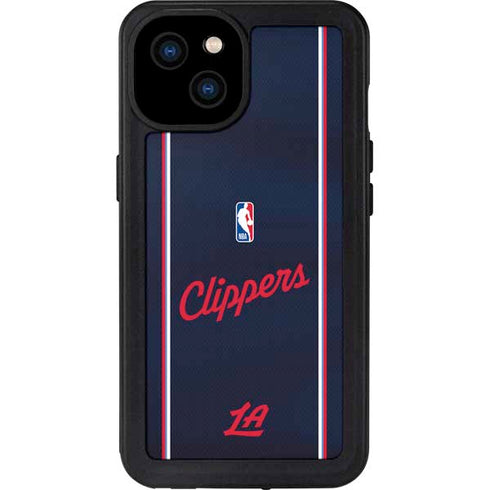 NBA LA Clippers Jersey iPhone 15 Plus Waterproof Case