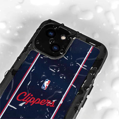 NBA LA Clippers Jersey iPhone 15 Plus Waterproof Case
