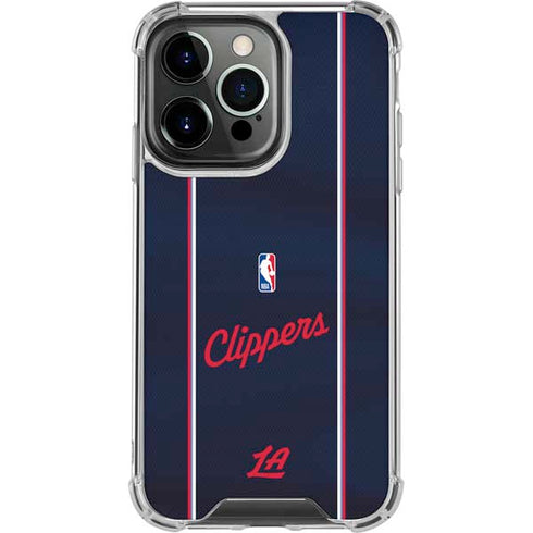 NBA LA Clippers Jersey iPhone 15 Pro Clear Case