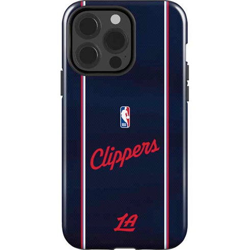 NBA LA Clippers Jersey iPhone 15 Pro Impact Case