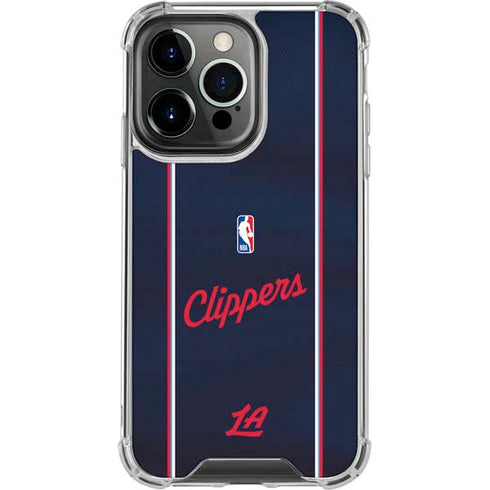 NBA LA Clippers Jersey iPhone 15 Pro Max Clear Case