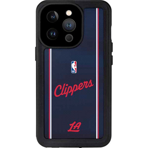NBA LA Clippers Jersey iPhone 15 Pro Waterproof Case