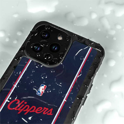 NBA LA Clippers Jersey iPhone 15 Pro Waterproof Case