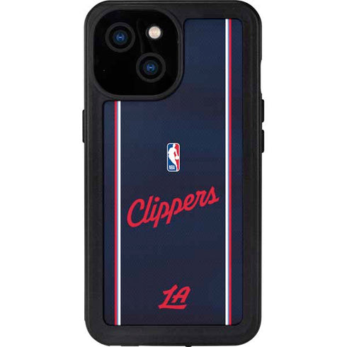 NBA LA Clippers Jersey iPhone 15 Waterproof Case
