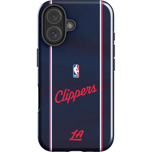NBA LA Clippers Jersey iPhone 16 Impact Case