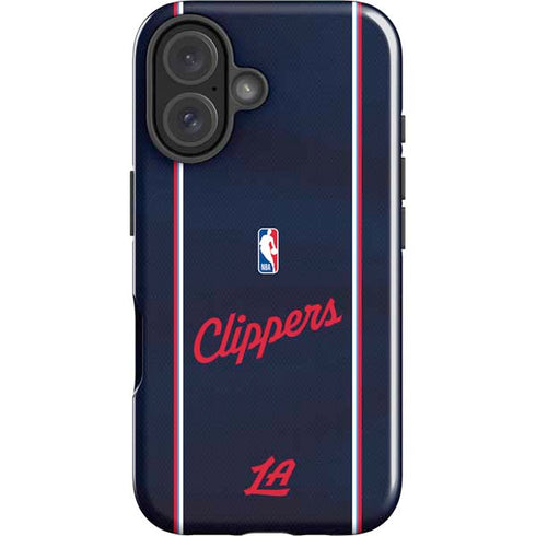 NBA LA Clippers Jersey iPhone 16 Plus Impact Case