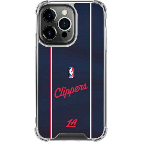 NBA LA Clippers Jersey iPhone 16 Pro Clear Case