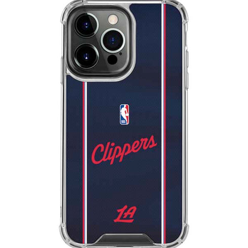 NBA LA Clippers Jersey iPhone 16 Pro Max Clear Case