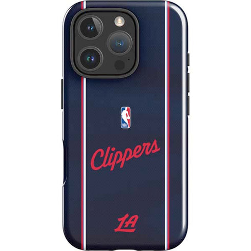 NBA LA Clippers Jersey iPhone 16 Pro Max Impact Case
