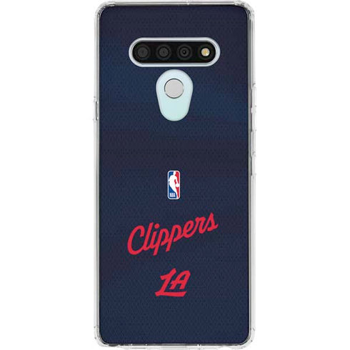 NBA LA Clippers Jersey LG Stylo 6 Clear Case