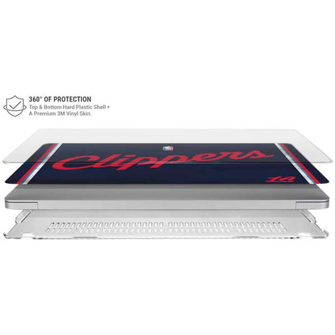 NBA LA Clippers Jersey MacBook Air 15in (2023-2025) Case plus Skin