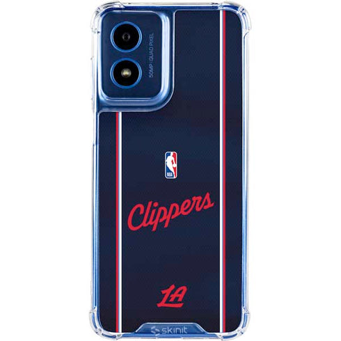 NBA LA Clippers Jersey Moto G 5G (2024) Clear Case