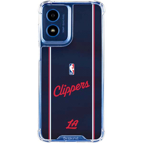 NBA LA Clippers Jersey Moto G Play 4G (2024) Clear Case