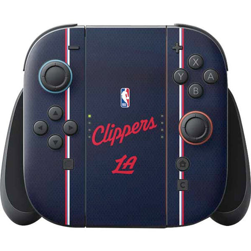 NBA LA Clippers Jersey Nintendo Switch 2 (2025) Joy-Con Controller Skin