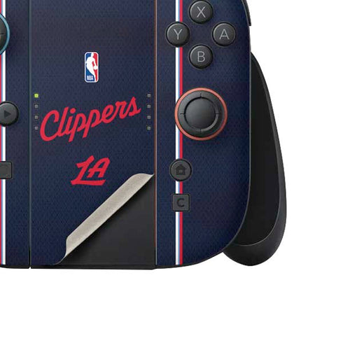 NBA LA Clippers Jersey Nintendo Switch 2 (2025) Joy-Con Controller Skin