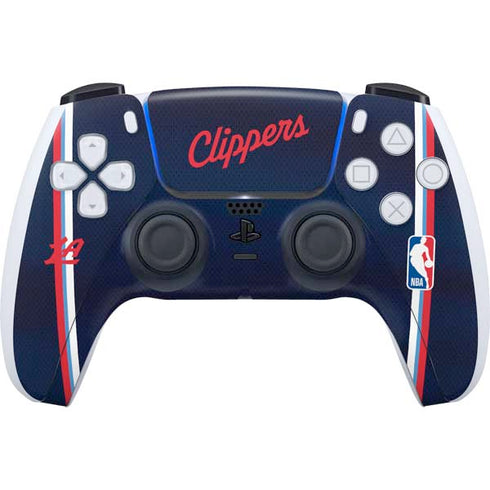 NBA LA Clippers Jersey PS5 Controller Skin
