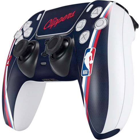 NBA LA Clippers Jersey PS5 Controller Skin
