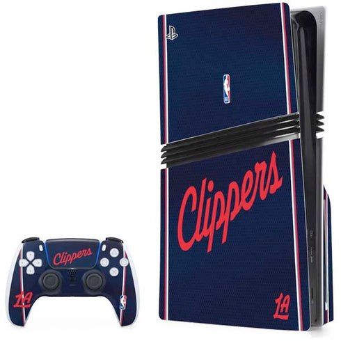 NBA LA Clippers Jersey PS5 Pro Disk Bundle Skin