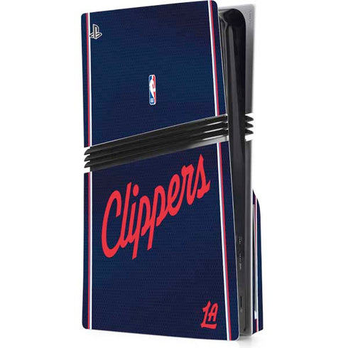 NBA LA Clippers Jersey PS5 Pro Disk Console Skin