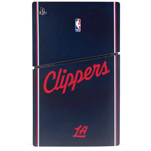 NBA LA Clippers Jersey PS5 Slim Disk Console Skin