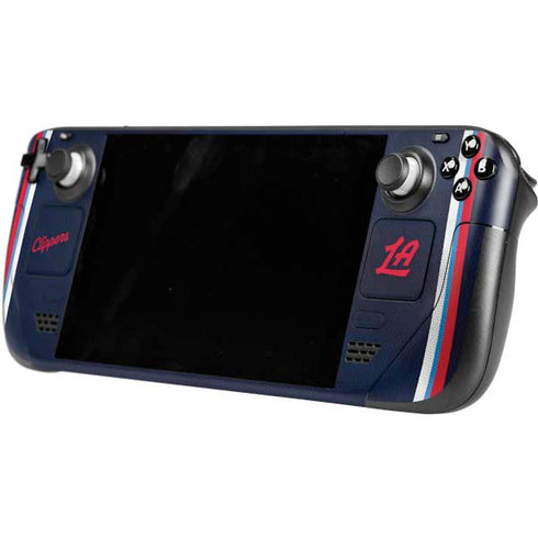 NBA LA Clippers Jersey Steam Deck Handheld Gaming Computer OLED Skin