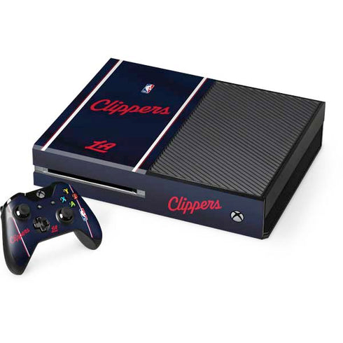 NBA LA Clippers Jersey Xbox One Console and Controller Bundle Skin