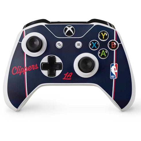NBA LA Clippers Jersey Xbox One S Console and Controller Bundle Skin