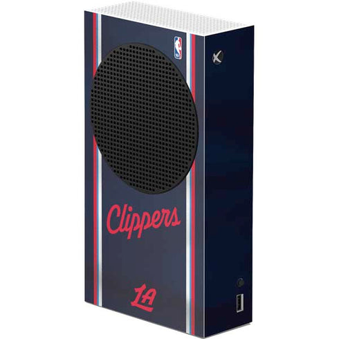 NBA LA Clippers Jersey Xbox Series S Console Skin