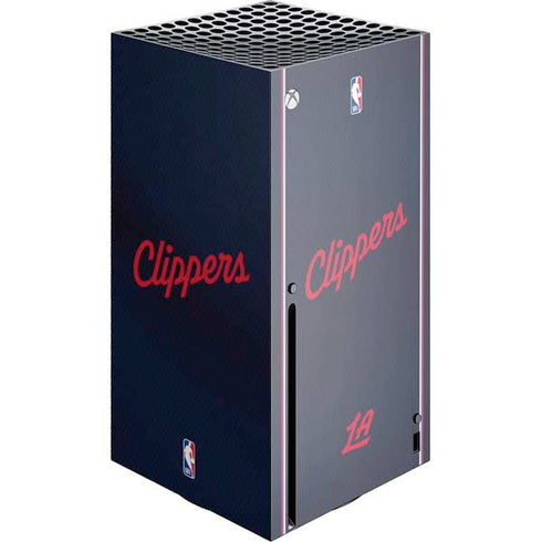NBA LA Clippers Jersey Xbox Series X Console Skin