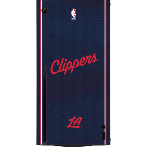 NBA LA Clippers Jersey Xbox Series X Console Skin