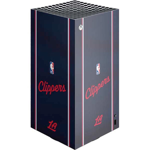 NBA LA Clippers Jersey XBox Series X Digital Edition Console Skin