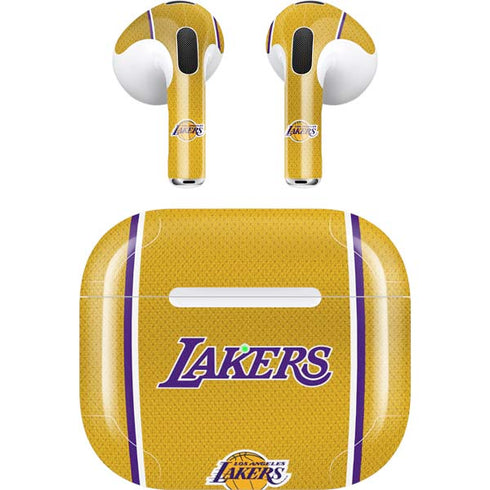 NBA Los Angeles Lakers Jersey Apple AirPods (3rd Gen 2021) Skin