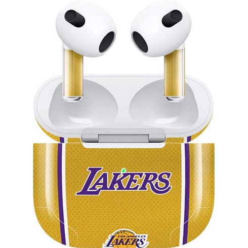 NBA Los Angeles Lakers Jersey Apple AirPods (3rd Gen 2021) Skin
