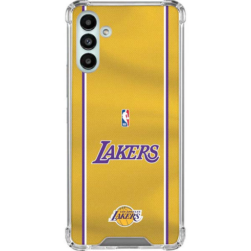 NBA Los Angeles Lakers Jersey Galaxy A13 5G Clear Case