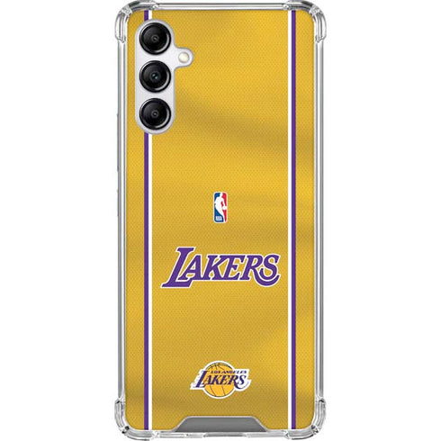 NBA Los Angeles Lakers Jersey Galaxy A14 5G Clear Case