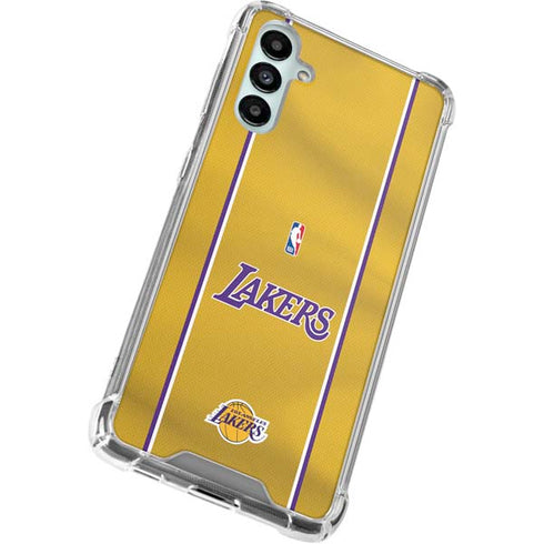NBA Los Angeles Lakers Jersey Galaxy A14 5G Clear Case