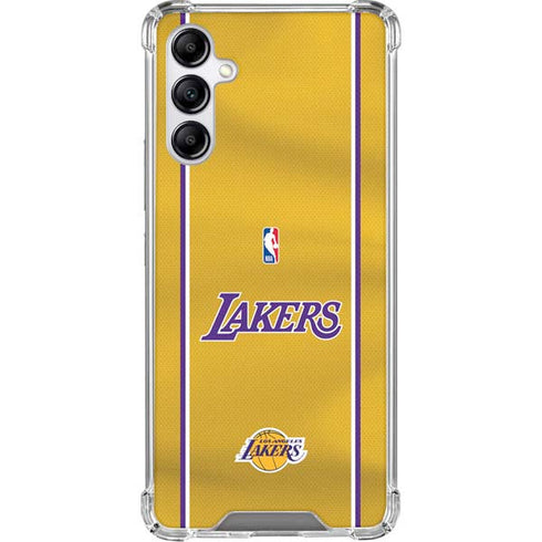 NBA Los Angeles Lakers Jersey Galaxy A15 5G Clear Case