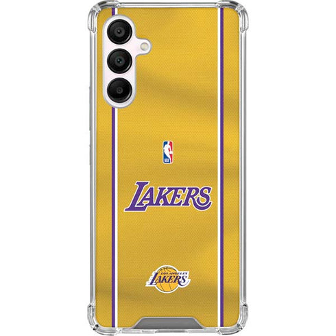 NBA Los Angeles Lakers Jersey Galaxy A16 5G Clear Case