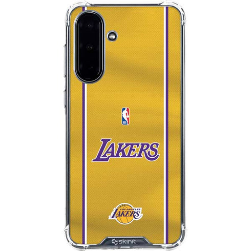 NBA Los Angeles Lakers Jersey Galaxy A36 5G Clear Case