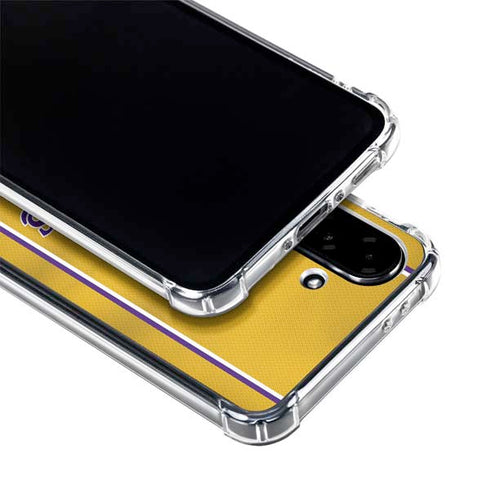 NBA Los Angeles Lakers Jersey Galaxy A36 5G Clear Case